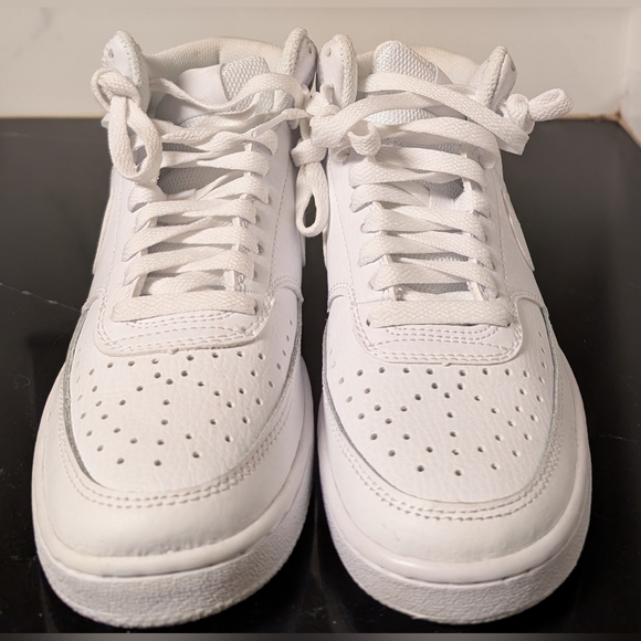 Nike Women's Court Vision Mid Sneakers Size 5.5 Like New MSRP $79.95 - Picture 8 of 11